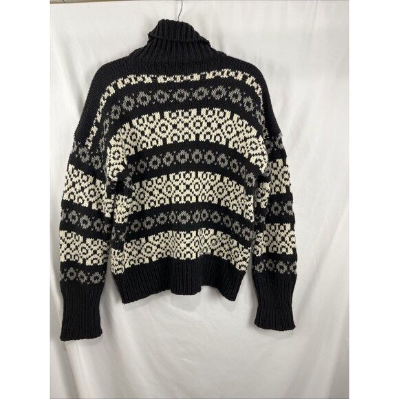 Mondi Sport Turtleneck Sweater Women's Size M /L Cotton Warm Winter Cabincore - Picture 6 of 10